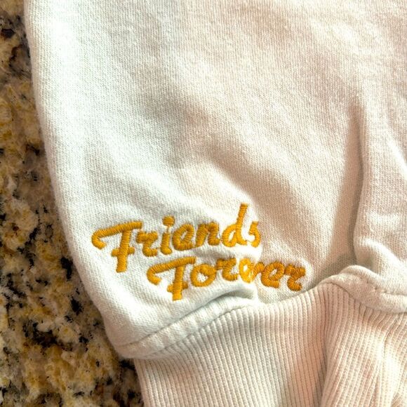 Disney Cream Jogger Sweat Pants with Mickey Mouse and friends Design kids 11/12 - Picture 3 of 15